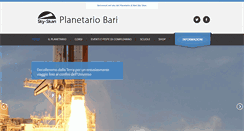 Desktop Screenshot of planetariobari.com