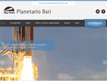 Tablet Screenshot of planetariobari.com